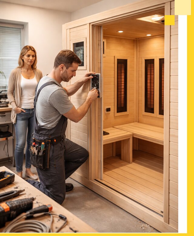 Инфракрасные сауны под ключ в Удомле продажа и установка