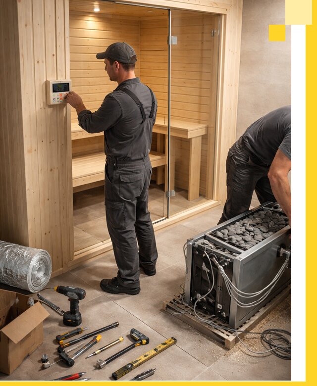 Поставка, установка и монтаж электрических саун в Удомле