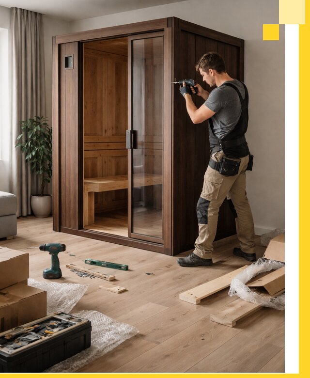 Установка и производство мини саун под ключ в Удомле