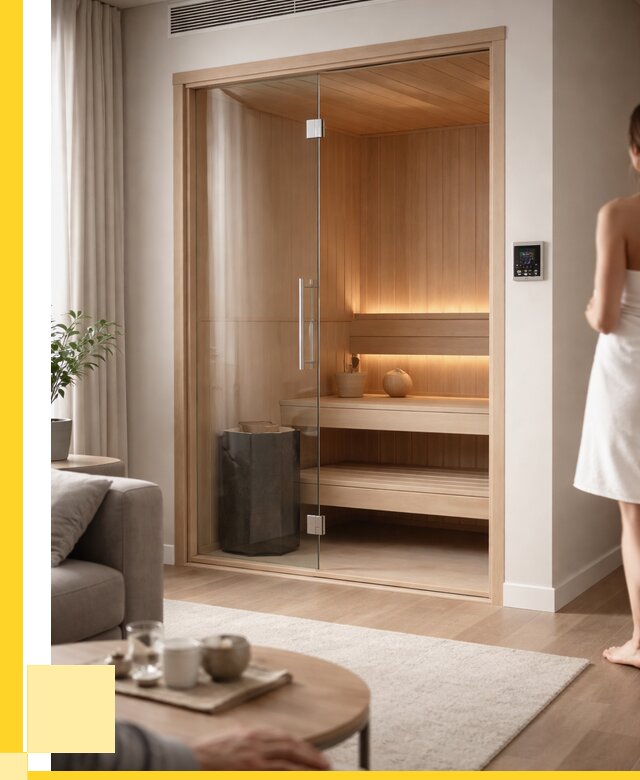 Сауна в квартире под ключ в Удомле от 124668 р. ЭриданДмл