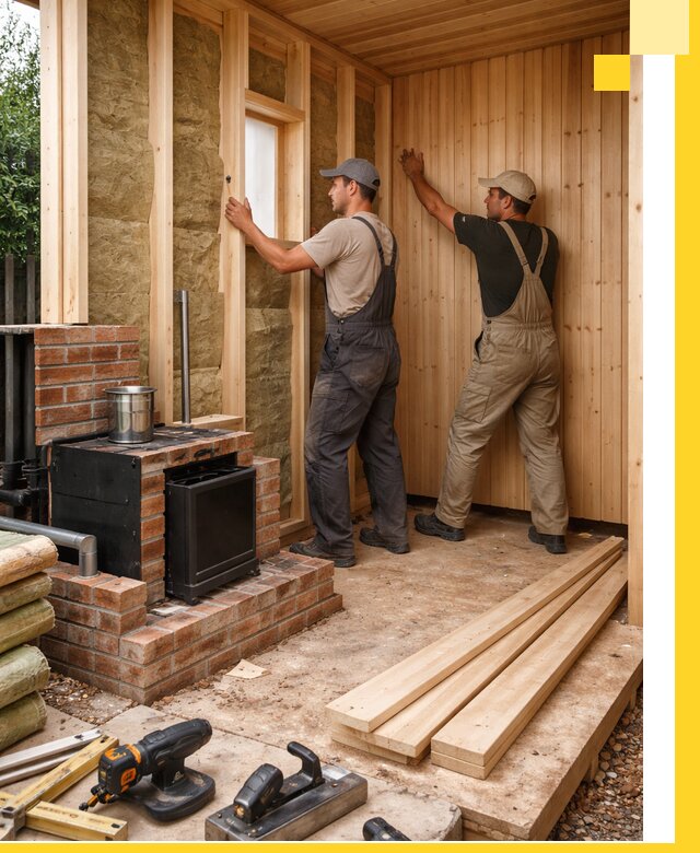 Строительство и установка дачных саун под ключ в Удомле