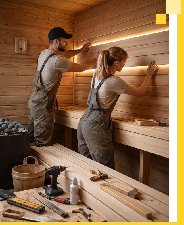 Дизайн саун и бань под ключ с индивидуальным проектом в Удомле