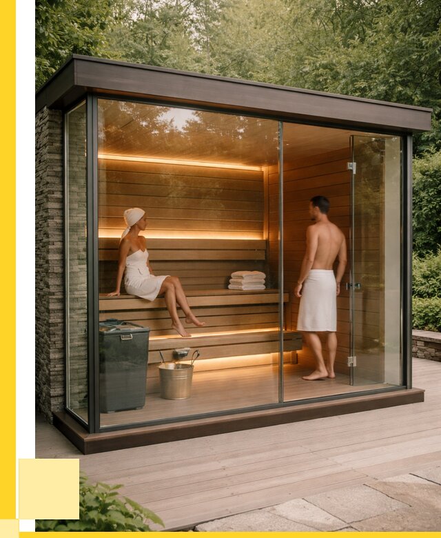 Сауна стеклянная и двери для сауны в Удомле от 259725 р. | ЭриданДмл