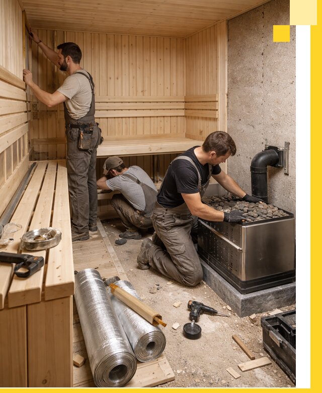 Индивидуальные сауны на заказ в Удомле под ключ, проект и монтаж