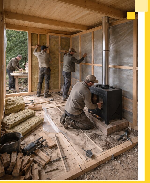 Профессиональный монтаж бань под ключ в Удомле для дома