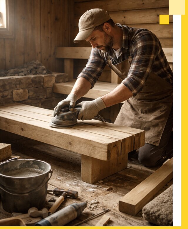 Ремонт бань под ключ в Удомле с гарантией качества и сроков