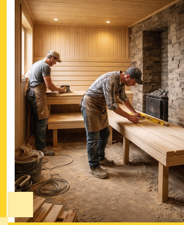 Отделка бани в Удомле: внутренняя отделка от 3117 р. | ЭриданДмл