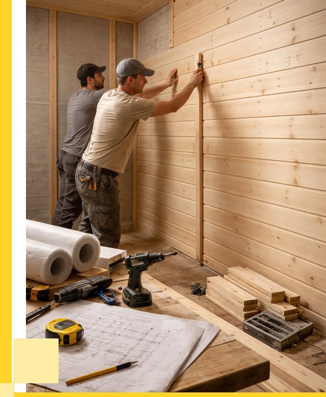 Обшивка бани вагонкой в Удомле от 1247 р., ЭриданДмл