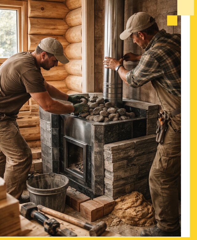 Строительство и отделка русских бань под ключ в Удомле