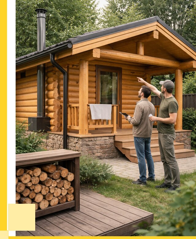 Бани для дачи под ключ в Удомле от 259725 р. | ЭриданДмл