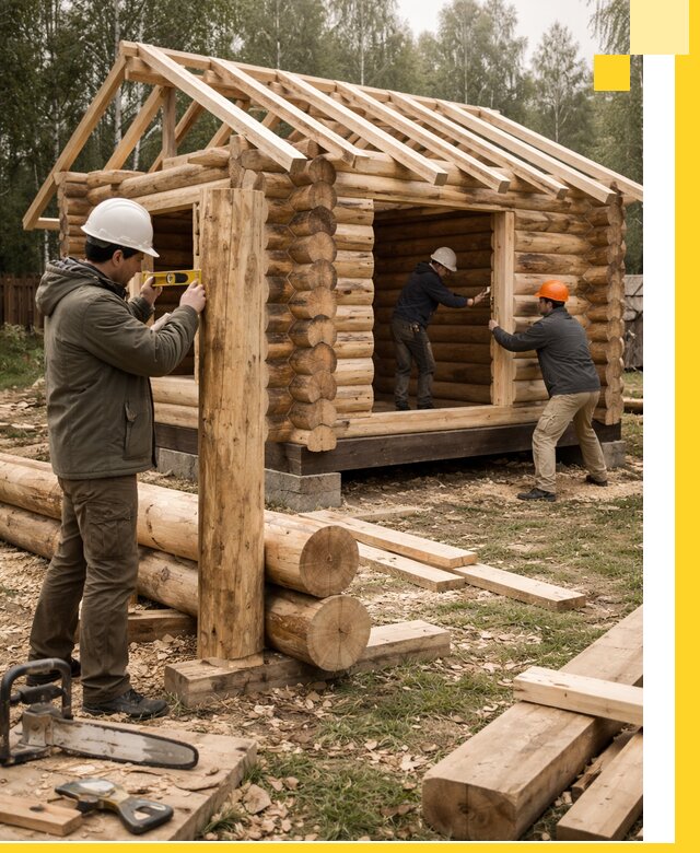 Строительство бань для дачи под ключ в Удомле с доставкой и монтажом