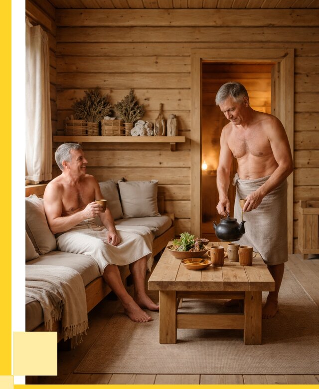 Бани с комнатой отдыха под ключ в Удомле от 467505 р. | ЭриданДмл