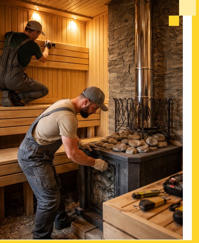 Комплексный дизайн бань, саун и зон отдыха в Удомле