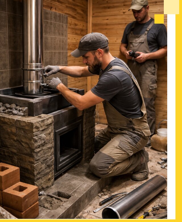 Изготовление и установка банных печей под ключ в Удомле