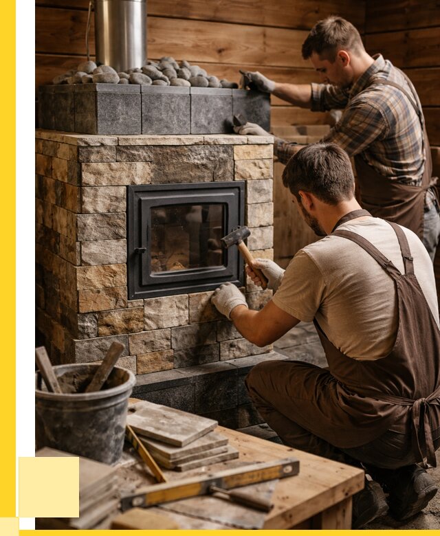 Облицовка банной печи в Удомле от 15584 р. | ЭриданДмл