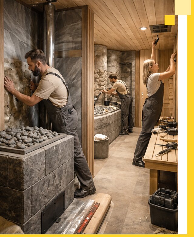 Строительство бань и SPA процедур в Удомле под ключ и отделкой