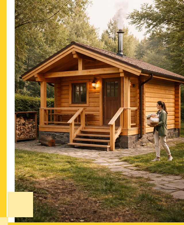 Купить баню под ключ в Удомле от 675285 р. | ЭриданДмл