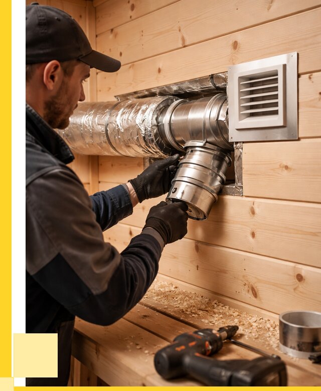 Монтаж вентиляции бани в Удомле от 12467 р. | ЭриданДмл