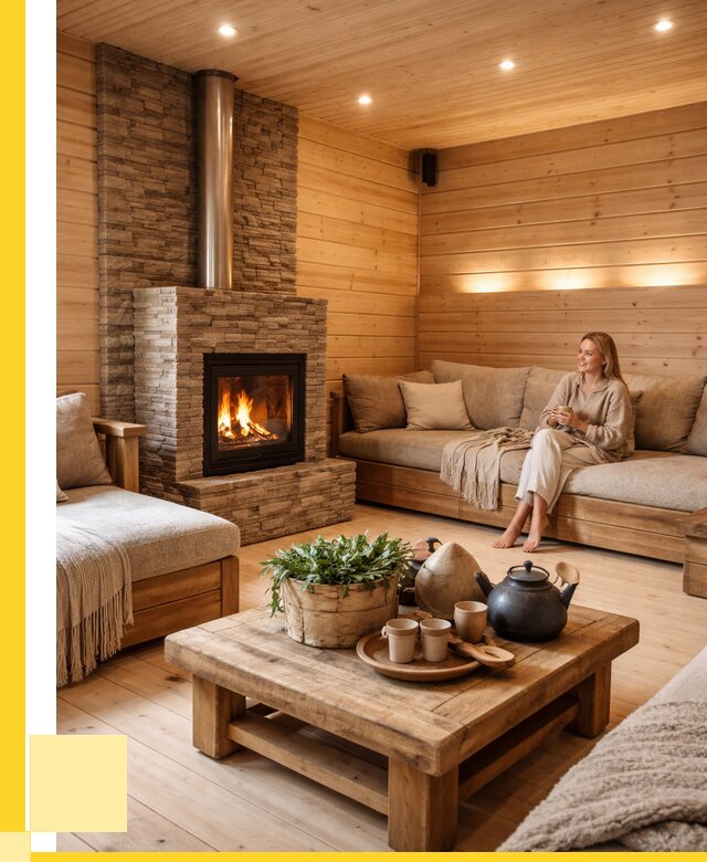 Проект бани с комнатой отдыха в Удомле от 36362 р. | ЭриданДмл