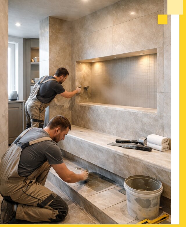 Профессиональное строительство хамама в квартире в Удомле