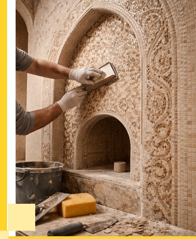 Мозаика для хамама в Удомле под ключ от 5195 р. | ЭриданДмл