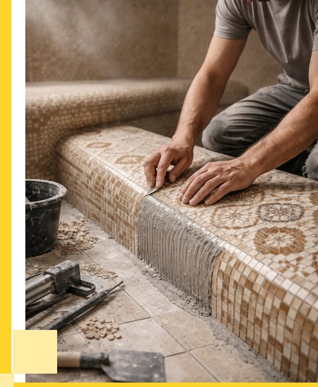 Плитка для хамама под ключ в Удомле от 3636 р. | ЭриданДмл