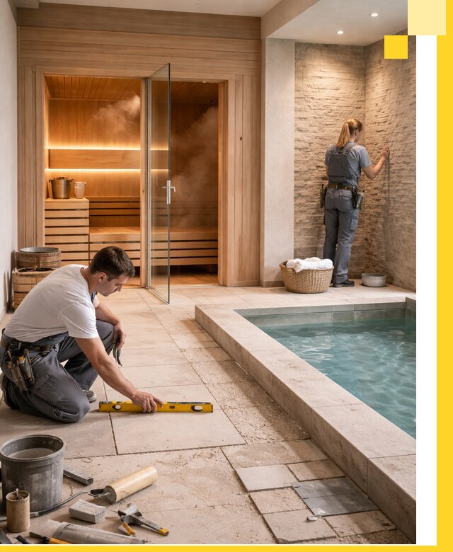 Комплексный дизайн и отделка интерьеров SPA под ключ в Удомле